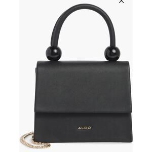 Brand New ALDO Mini Bag Color Black Gold Accents